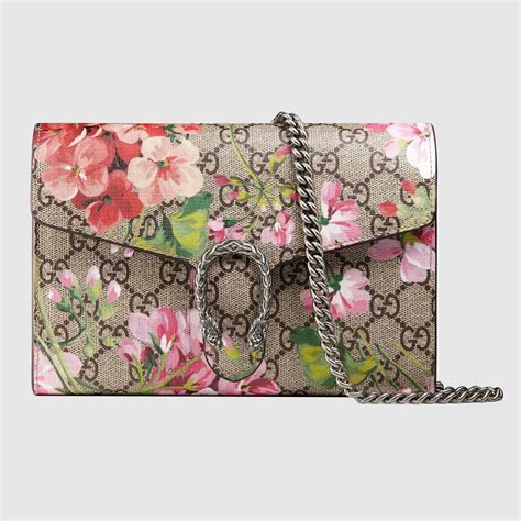 gucci bloom print bag|gucci bloom bag mini.